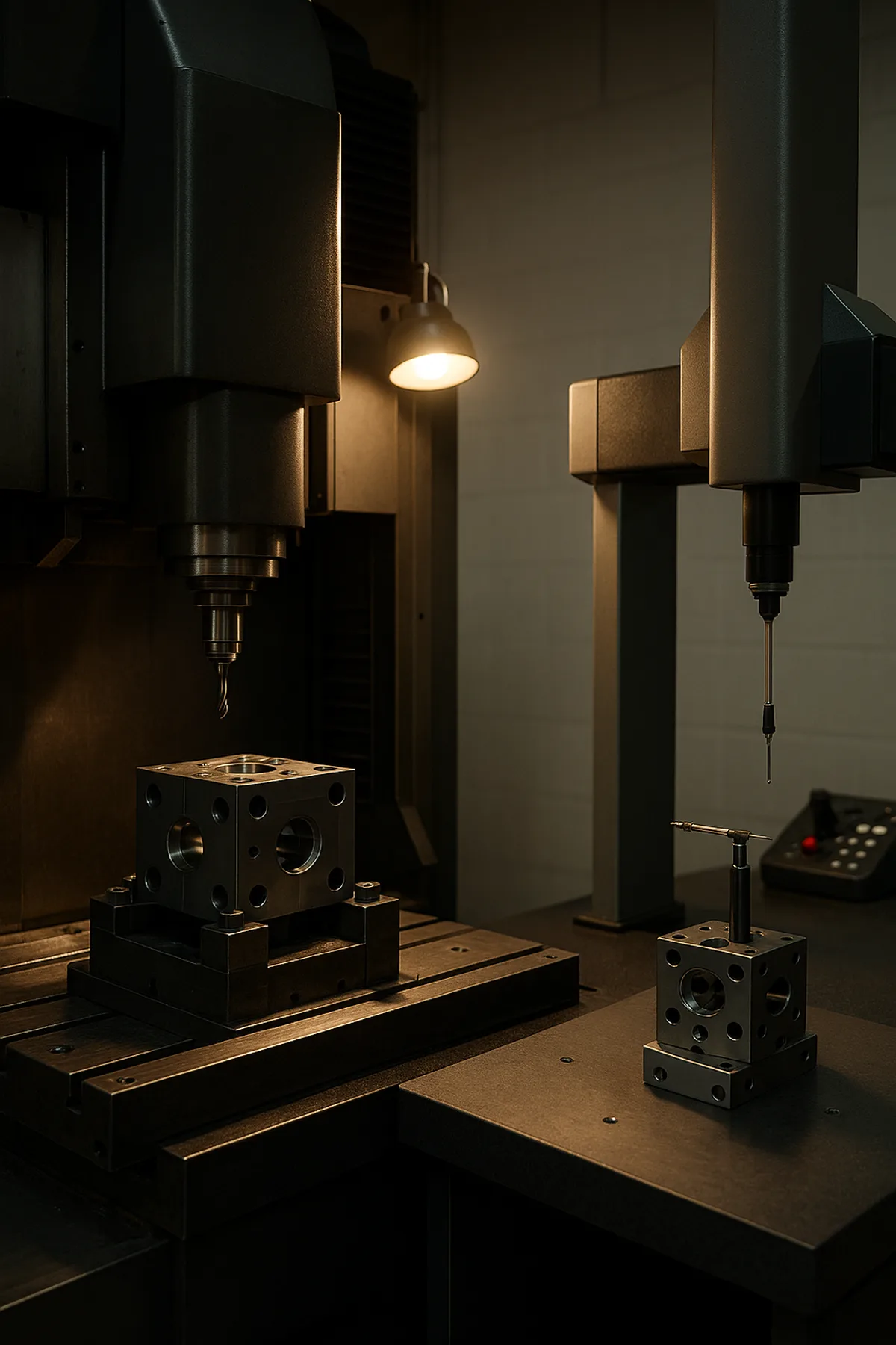 Precision machining and measuring equipment